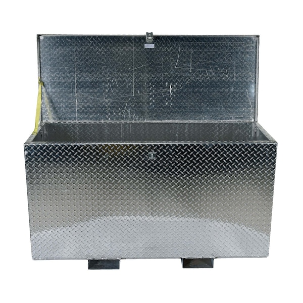 Vestil Tool Box, Silver, Aluminum, 60 in W x 30 in D - APTS-3060-F
