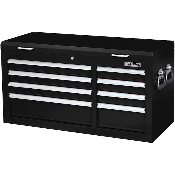 Global Industrial Chest, Black, Steel, 41-3/8 in W x 17-15/16 in D x 22-1/4 in H - 535656