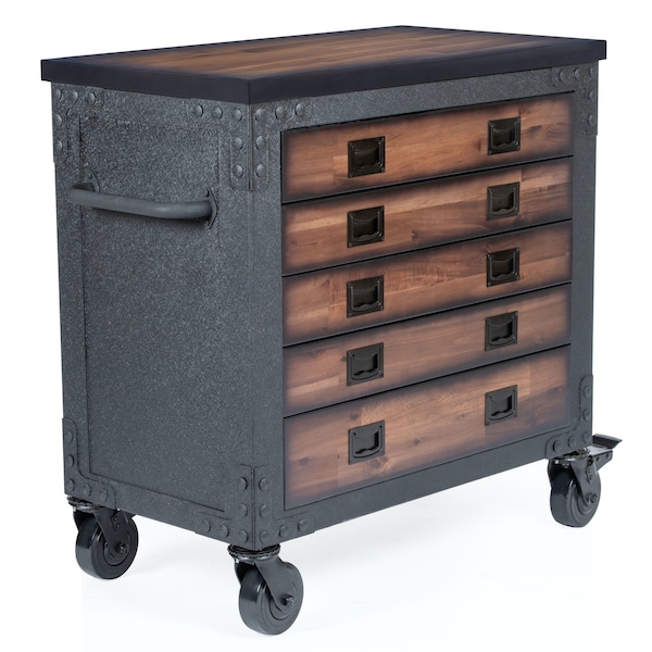 Duramax Garage Storage Combo Set, Brown/Gray, Steel, Wood, 144 in W x 20 in D - 6P2TC2WC2FC