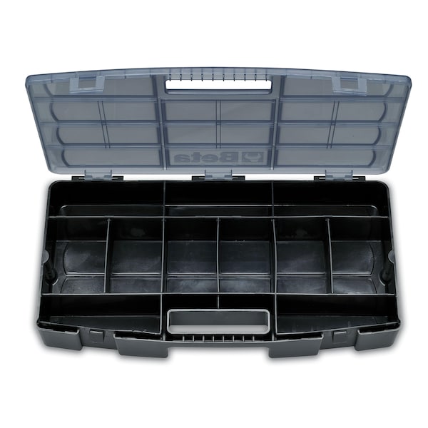 Beta C41H Tool Cart, 3 Drawer, Gray, Sheet Metal, 21 in W x 13 in D x 36 in H - C41H-G