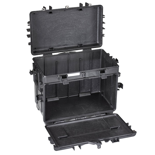 Gray Tools Tool Storage, 4 Drawer, Black, Polymer, 15 in W x 23 in H - 941004