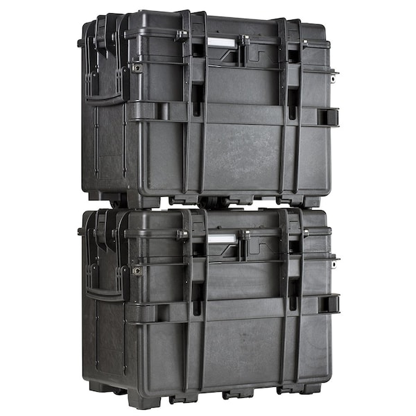 Gray Tools Tool Storage, 4 Drawer, Black, Polymer, 15 in W x 23 in H - 941004