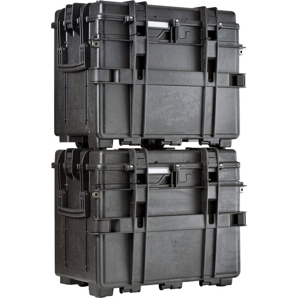 Gray Tools Tool Storage, 4 Drawer, Black, Polymer, 15 in W x 23 in H - 941004