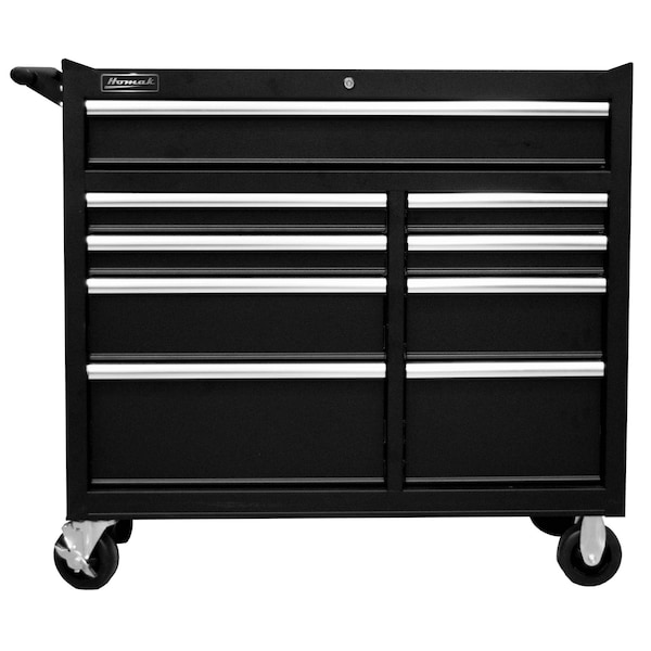 Homak 41in SE Roller Cabinet 9 DRW - Black - BK04041097