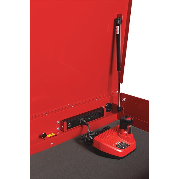 Westward WESTWARD Tool Utility Cart, 7-Drawers, Powder Coated Red, 36" W x 22" D x 39" H - 55NJ78