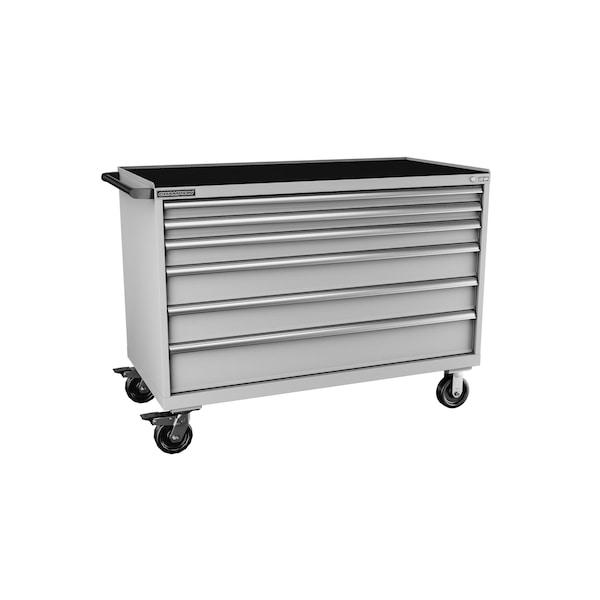 Champion Tool Storage Tool Cabinet, 6 Drawer, Light Gray, 56-1/2 in W x 28-1/2 in D x 43-1/4 in H, D15000601ILMB8RT-LG - D15000601ILMB8RT-LG