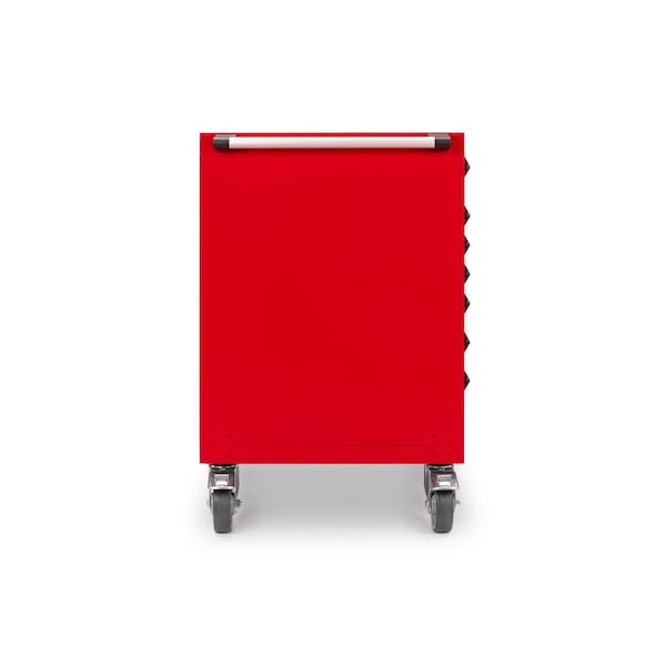 Tekton Rolling Tool Cabinet, 7 Drawer, Red, Steel, 48 in W x 27 in D x 41-1/2 in H - OCL43200STM