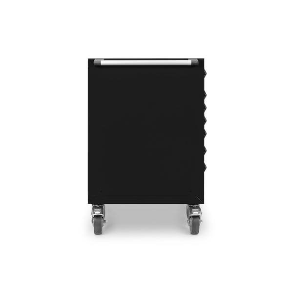 Tekton Rolling Tool Cabinet, 7 Drawer, Black, Steel, 48 in W x 27 in D x 41-1/2 in H - OCL43100SST