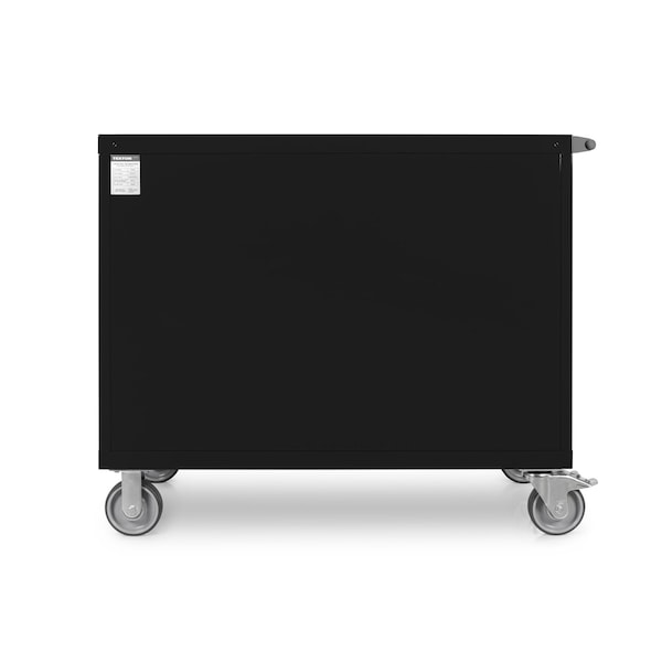 Tekton Rolling Tool Cabinet, 7 Drawer, Black, Steel, 48 in W x 27 in D x 41-1/2 in H - OCL43100SST