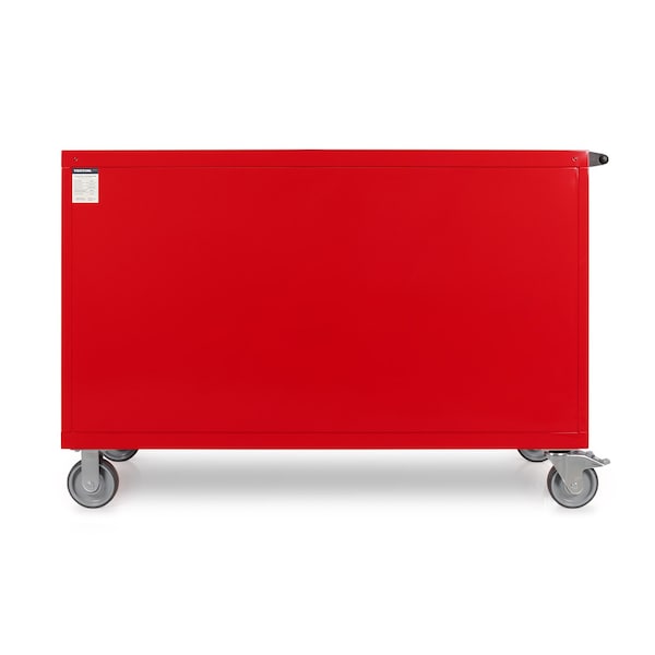 Tekton Rolling Tool Cabinet, 7 Drawer, Red, Steel, 60 in W x 27 in D x 41-1/2 in H - OCL63200STM