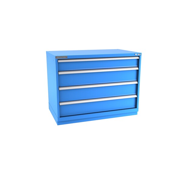 Champion Tool Storage Modular Drawer Cabinet, 4 Drawer, Blue, Steel, 47 in W x 28-1/2 in D x 36 in H - E15000401ILCFTB-BB