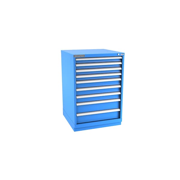 Champion Tool Storage Modular Tool Cabinet, 9 Drawer, Blue, Steel, 28 in W x 28-1/2 in D x 41-3/4 in H - S18000901ILCFTB-BB
