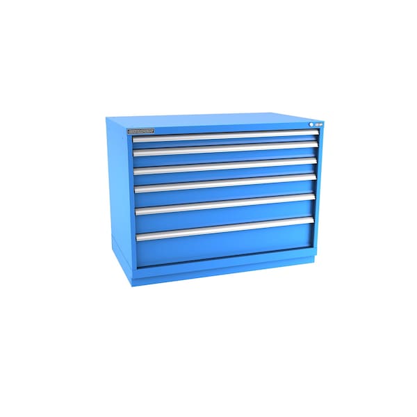 Champion Tool Storage Modular Tool Cabinet, 6 Drawer, Blue, Steel, 47 in W x 28-1/2 in D x 36 in H - E15000602ILCFTB-BB