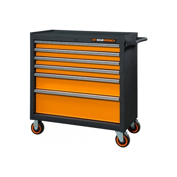 Apex Tool Group Gearwrench GSX Series 6 Drawer Roller Tool Cabinet, 36-1/4"W x 18-1/4"D x 37-2/5"H - 83243