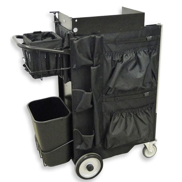 Flexcart FC-100 Tool Utility Cart, 7 Drawer, Black, Stainless Steel, 14-1/4 in W x 37-1/2 in D x 45 in H - FC100-ECSS-NT