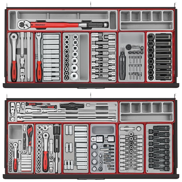 Teng Tools 1004 Piece 'Limited Edition' Black Roller Cabinet Workstation Tool Kit - - TCMM1004NBK1
