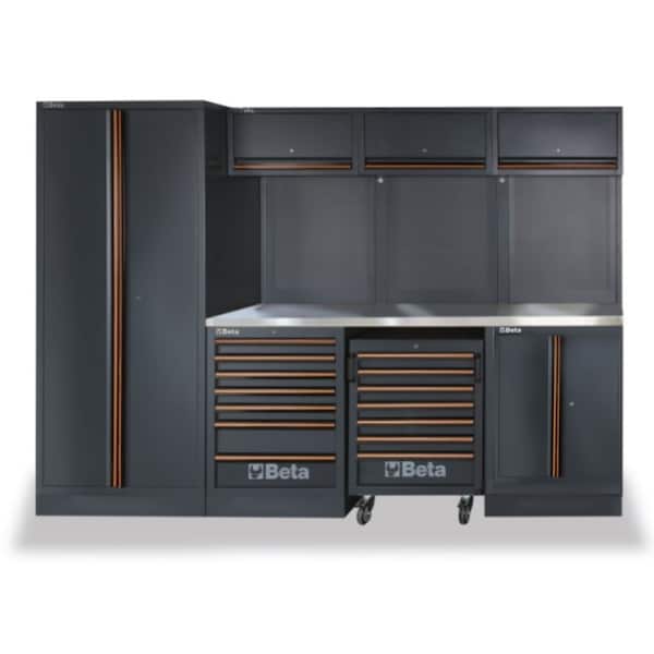 Beta Grey, Steel, 19.49 in W x 78.74 in D x - C45PROX +MA