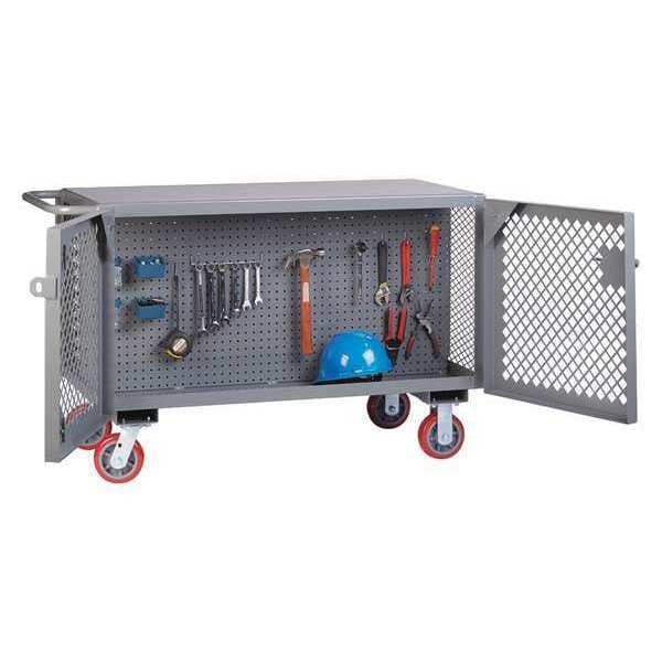Little Giant 24x48" Maintenance Cart 2-Sided, Pegboard - ST-2448-6PY-PB