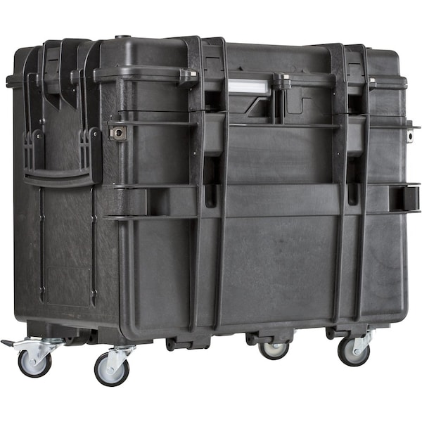 Gray Tools Mobile Tool Chest, Military Version, 4 Drawer, Black, Polymer, 15 in W x 23 in H - 942004
