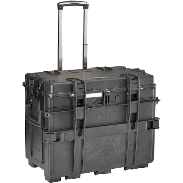 Gray Tools Mobile Tool Chest, Military Version, 4 Drawer, Black, Polymer, 15 in W x 23 in H - 942004