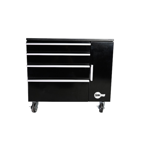 Sawstop Tool Cabinet, Black, Steel, 32 in W - TSA-UTC32