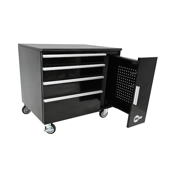 Sawstop Tool Cabinet, Black, Steel, 32 in W - TSA-UTC32
