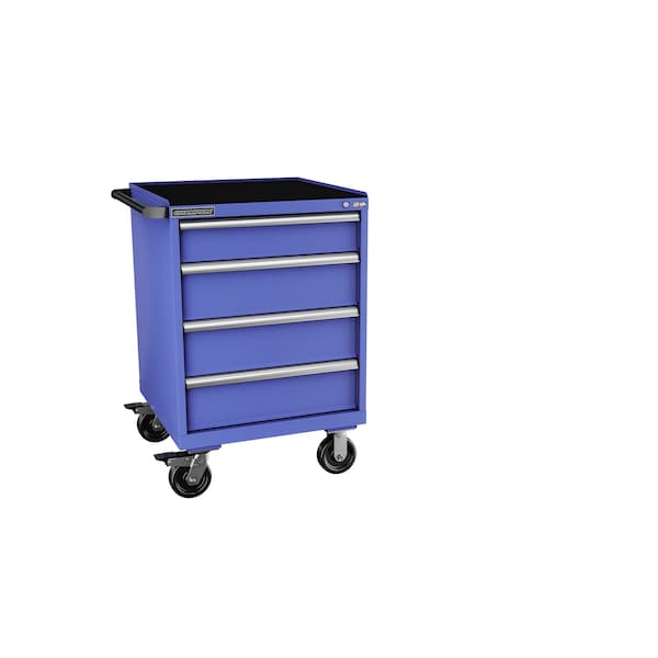 Champion Tool Storage Tool Cabinet, 4 Drawer, Blue, Steel, 28-1/4 in W x 28-1/2 in D x 43-1/4 in H, S15000401ILCMB8S1RT-BB - S15000401ILCMB8S1RT-BB