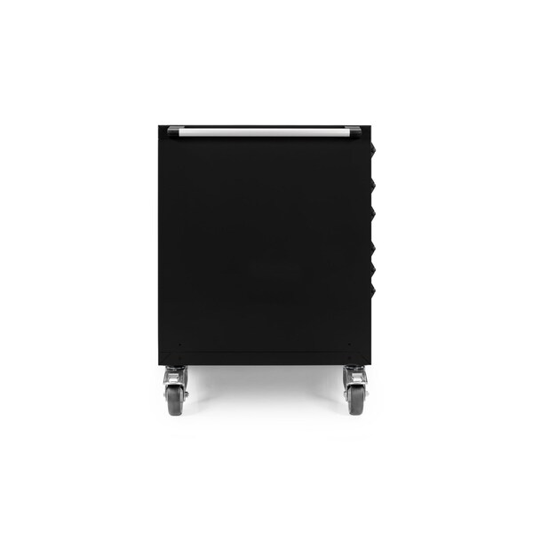Tekton Rolling Tool Cabinet, 11 Drawer, Black, Steel, 60 in W x 30 in D x 41-1/2 in H - OCL64100LWT
