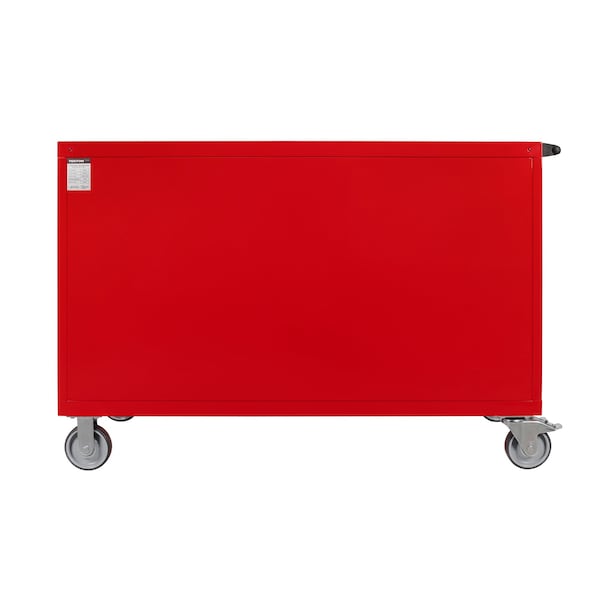 Tekton Rolling Tool Cabinet, 11 Drawer, Red, Steel, 60 in W x 34 in D x 41-1/2 in H - OCL64200SST