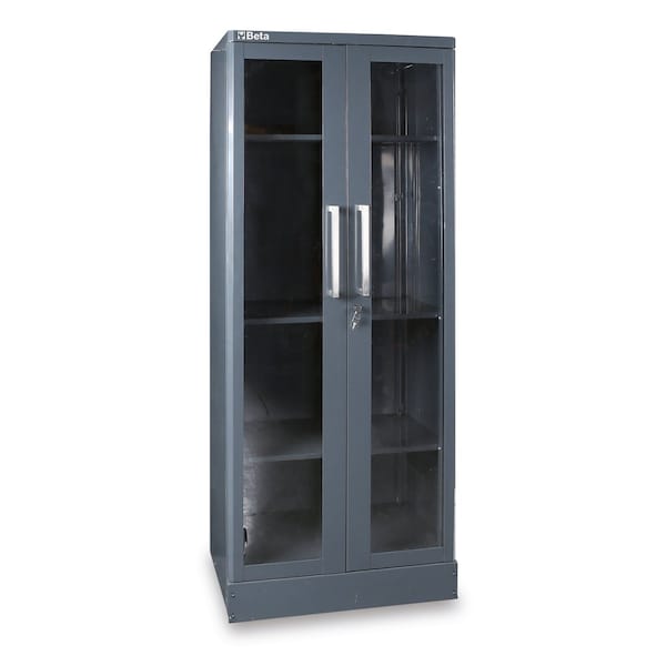 Beta C55AT2 Sheet Metal Tool Cabinet w/ 2 Clear Polycarbonate Doors for Workshop Combination RSC55 - 055000422