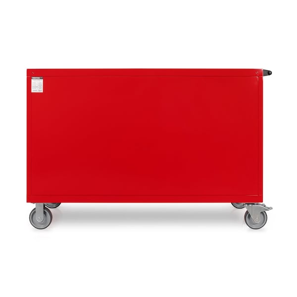 Tekton Rolling Tool Cabinet, 11 Drawer, Red, Steel, 60 in W x 27 in D x 41-1/2 in H - OCL63202STM