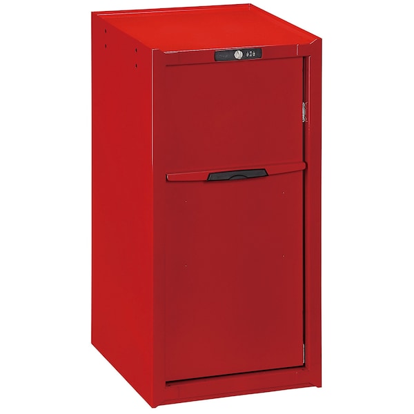 Teng Tools 2 Drawer, Red, Steel, 15 in W x 18 in D x 31 in H - TCW-CAB02