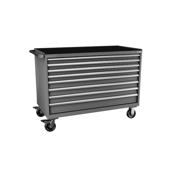 Champion Tool Storage Tool Cabinet, 8 Drawer, Dark Gray, 56-1/2 in W x 28-1/2 in D x 43-1/4 in H, D15000801ILCMB8RT-DG - D15000801ILCMB8RT-DG