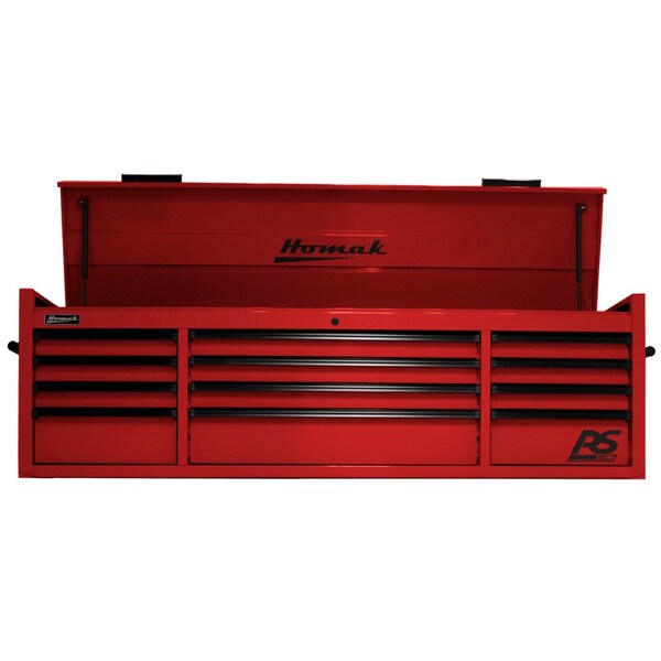 Homak 72in RS PRO 12 DR TOP CHEST W/OUTL-RD - RD02072120