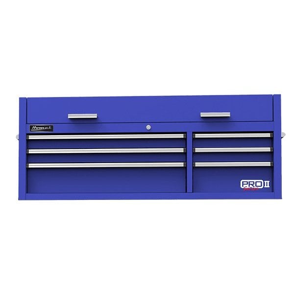 Homak 54in Pro 2 6-Drawer Top Chest - Blue - BL02054602