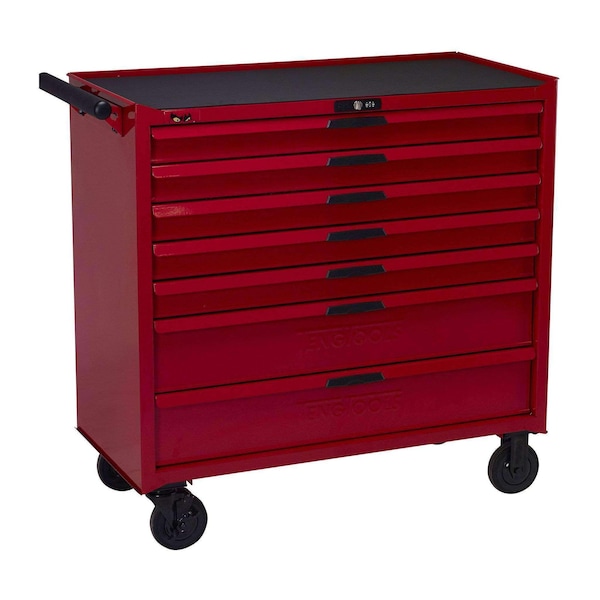 Teng Tools Tool Wagon, 7 Drawer, 37 in W - TCW207N