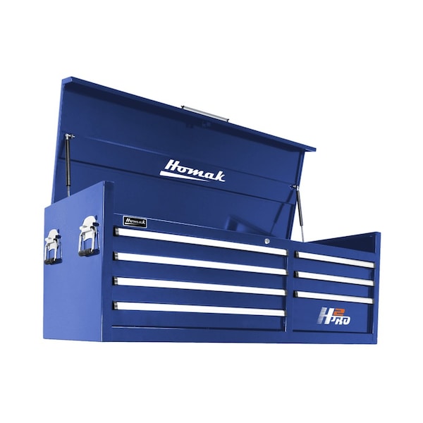 Homak 56in H2Pro Series 8 Drw Top Chest - Blue - BL02056072