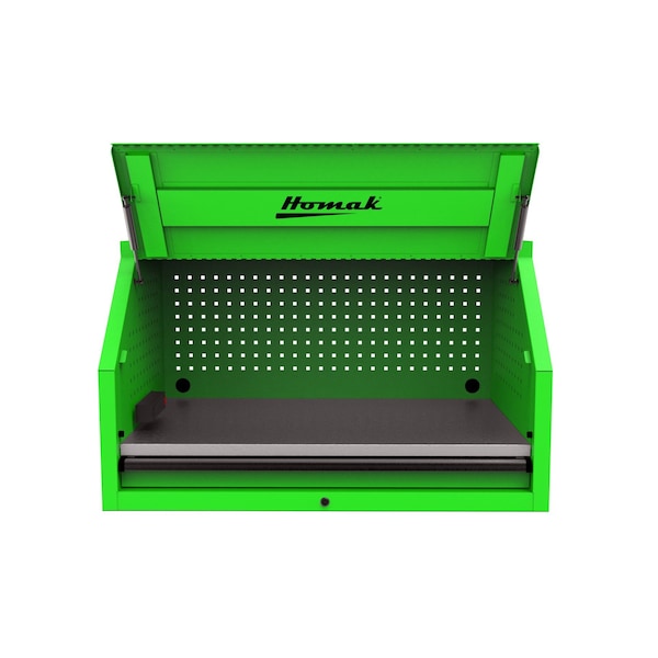 Homak 41in RS PRO TOP HUTCH-LIME GREEN - LG02041010
