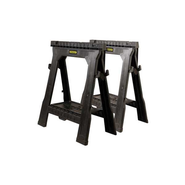 Stanley Sawhorse, Plastic, 1000 Capacity (Lb.), PK2 - 060864R