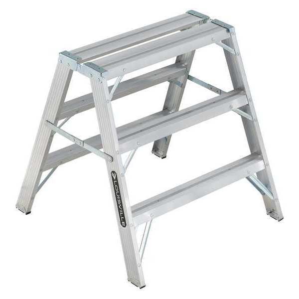 Louisville Sawhorse Ladder, Aluminum, 34" W x 37" H - L-2032-03