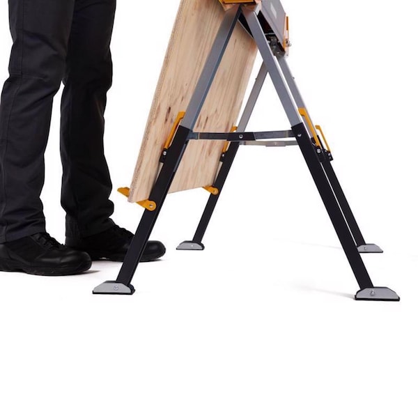 Toughbuilt ToughBuilt 32.09 in. H X 42.40 in. W X 27.36 in. D Adjustable Folding Sawhorse 1300 lb. cap. 1 pc - TB-C650-0BES