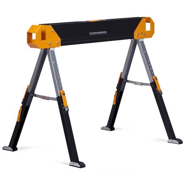 Toughbuilt ToughBuilt 32.09 in. H X 42.40 in. W X 27.36 in. D Adjustable Folding Sawhorse 1300 lb. cap. 1 pc - TB-C650-0BES