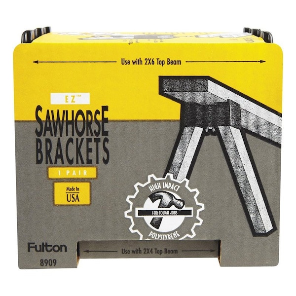 Fulton Fulton Spee Dee 2 in. H X 4 in. W Sawhorse Brackets 500 lb. cap. 1 pc - 8909