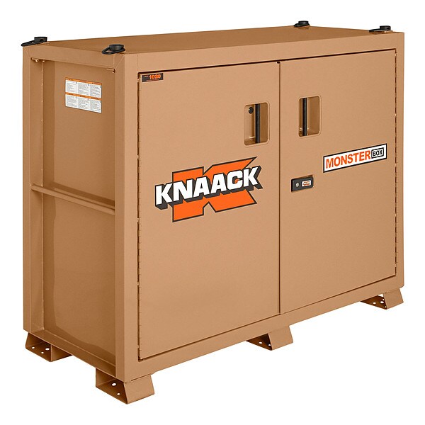 Knaack Model 1020 MONSTER BOX Jobsite Cabinet, Tan, 66" W x 30" D x 54-1/2" H - 1020