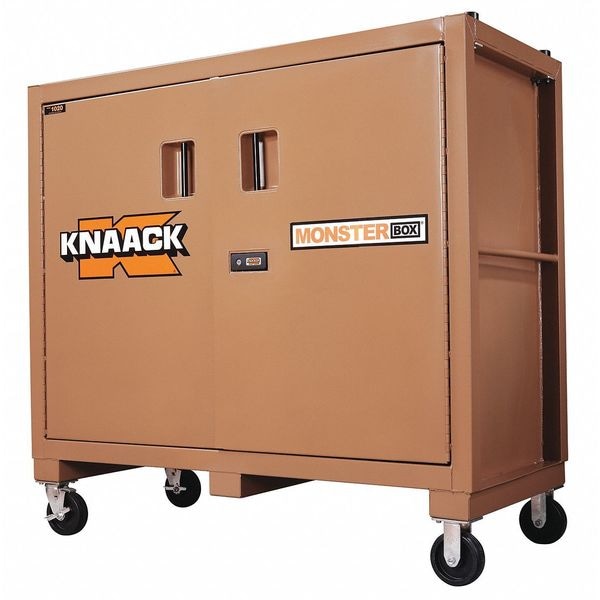 Knaack Model 1020 MONSTER BOX Jobsite Cabinet, Tan, 66" W x 30" D x 54-1/2" H - 1020