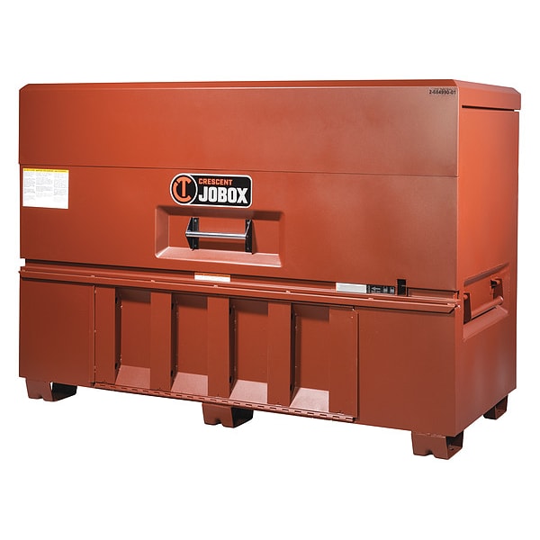 Crescent Jobox Drop-Front Piano Box, Brown, 60.3 cu ft, 74" W x 31" D x 51" H - 2-684990-01