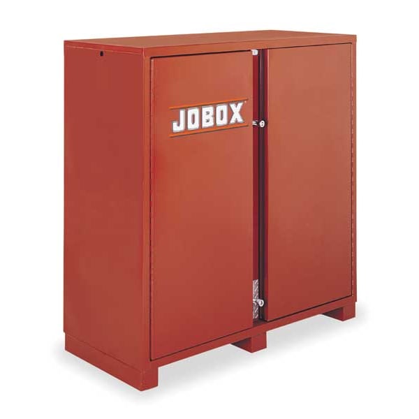 Crescent Jobox Jobsite Cabinet, Brown, 72 in W x 24 in D x 60-3/4 in H - 1-693990