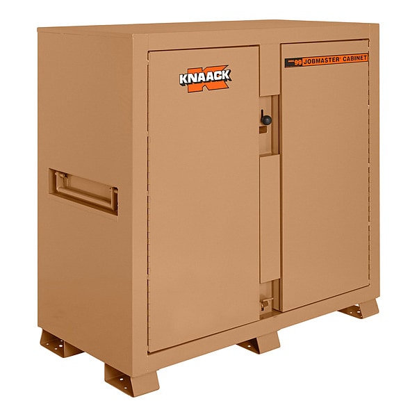 Knaack Model 99 JOBMASTER Jobsite Cabinet, Tan, 60" W x 30" D x 60" H - 99