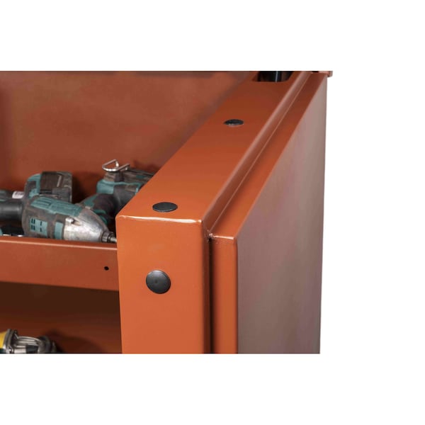 Crescent Jobox Piano-Style Jobsite Box, Brown, 60 in W x 31 in D x 39 in H - 2-688990-01