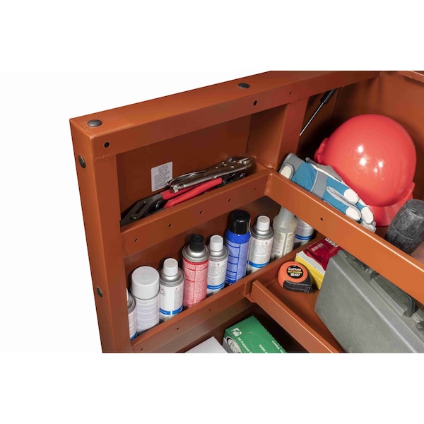 Crescent Jobox Piano-Style Jobsite Box, Brown, 60 in W x 31 in D x 39 in H - 2-688990-01